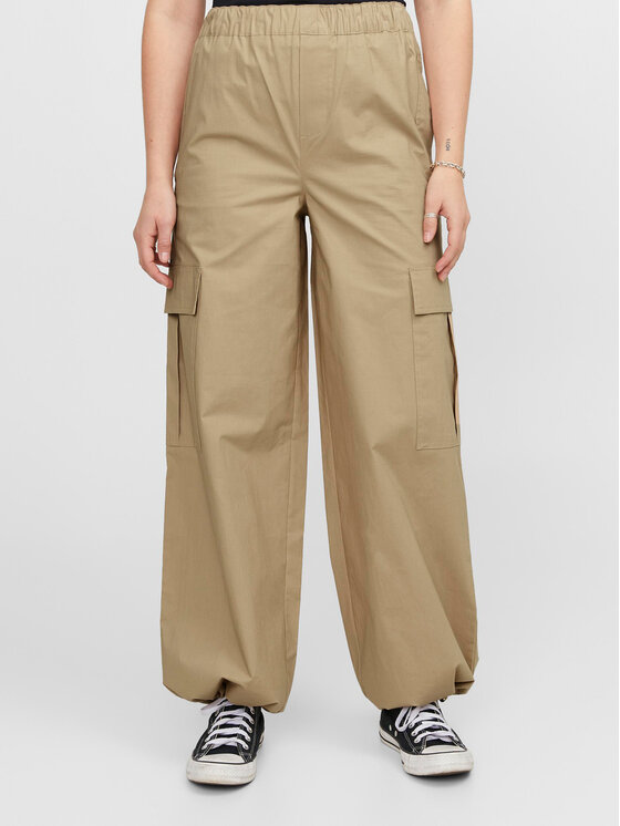 JJXX JJXX Riidest püksid Yoko 12224655 Beež Cargo Fit