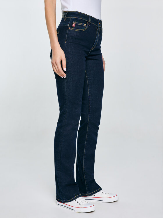 BIG STAR BIG STAR Jeansy ADELA BOOTCUT Granatowy Bootcut Fit
