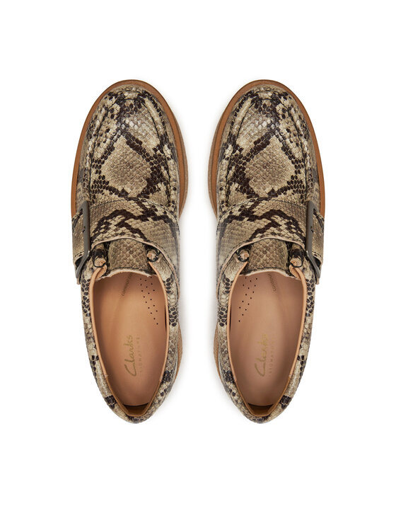 Clarks Clarks Κλειστά παπούτσια Linoso Monk 26178680 Γκρι