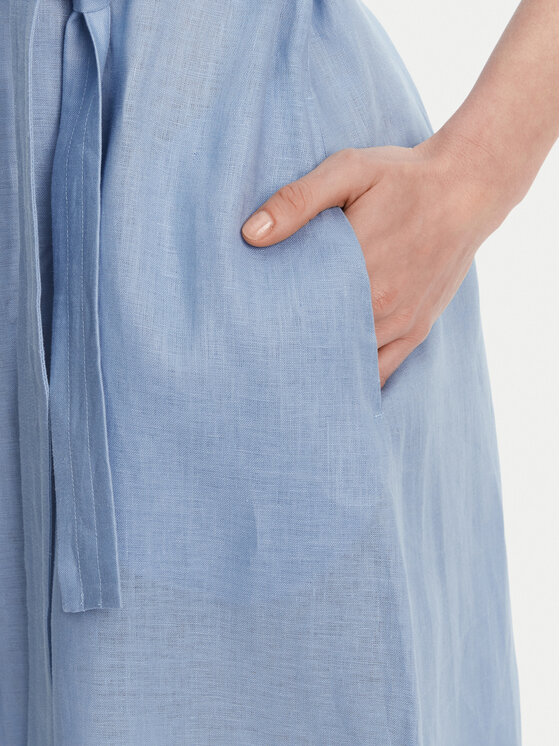 Max Mara Max Mara Sukienka koszulowa Salute 2516221028 Błękitny Regular Fit