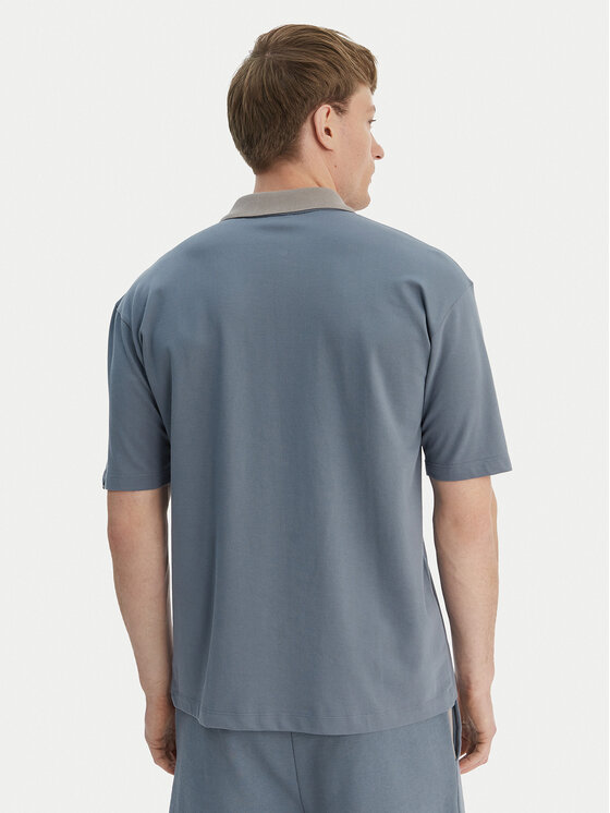 HUGO HUGO Tricou polo Dunios_RB 50559650 Albastru Regular Fit