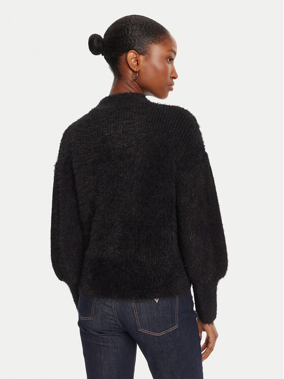 Guess Guess Sweater W4BR25 Z3BH0 Fekete Regular Fit