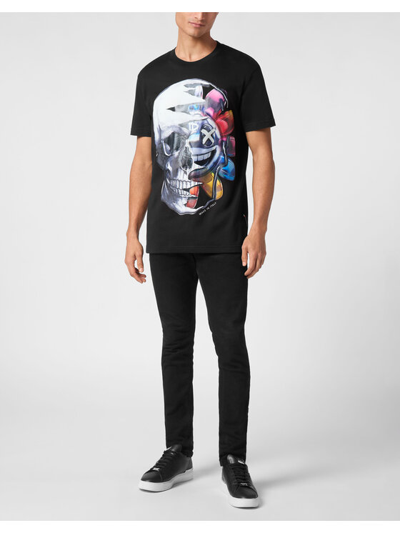 PHILIPP PLEIN PHILIPP PLEIN T-Shirt 22229 Czarny Regular Fit