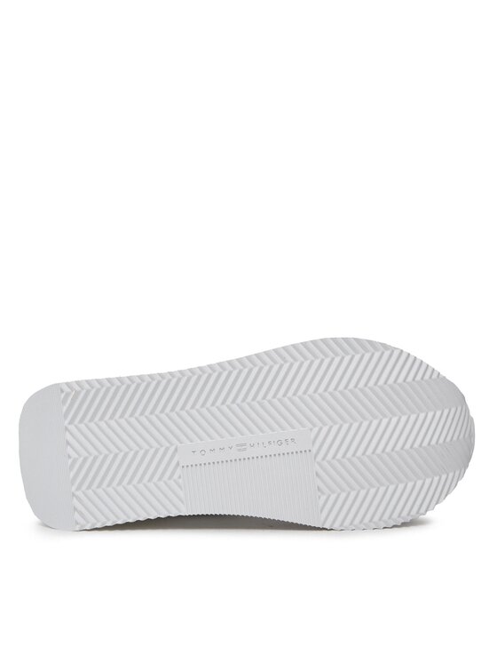 Tommy Hilfiger Tommy Hilfiger Αθλητικά Essential Runner Global Stripes FW0FW07831 Λευκό