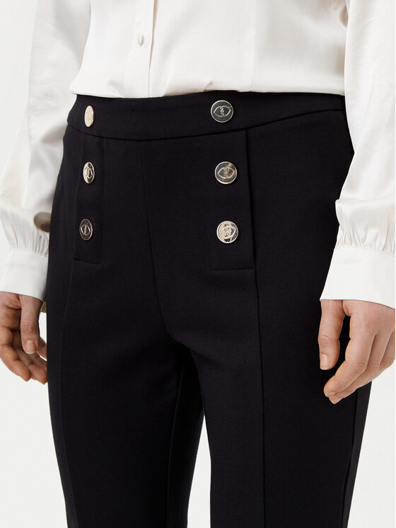 Motivi Motivi Chinos P039Q003467N Fekete Slim Fit