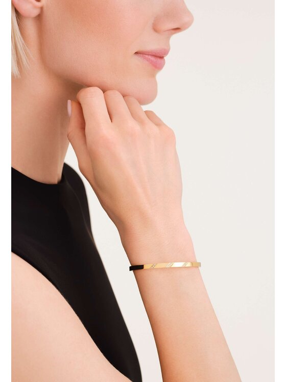 Rosefield Rosefield Bransoletka Bangle Collection Złoty