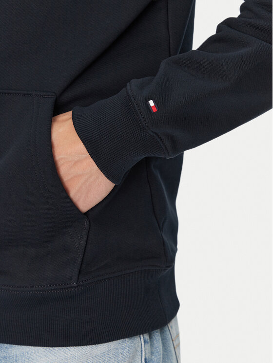Tommy Hilfiger Tommy Hilfiger Bluză Multi Flags MW0MW38666 Bleumarin Regular Fit