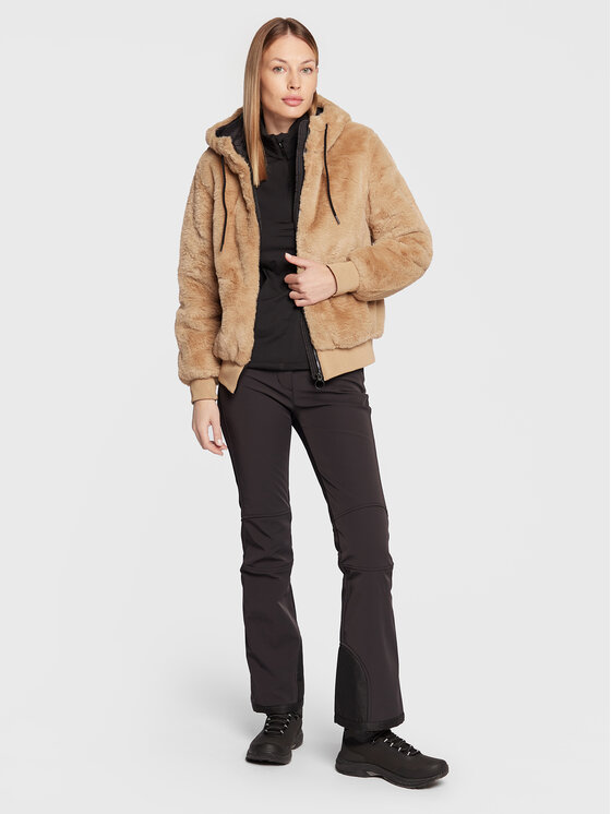 CMP CMP Majica dugih rukava 32K0316 Bež Regular Fit