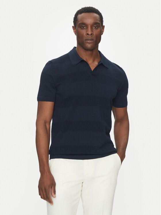 Hechter Paris Polo 65009 151808 Blu scuro Regular Fit, taglia : XXL
