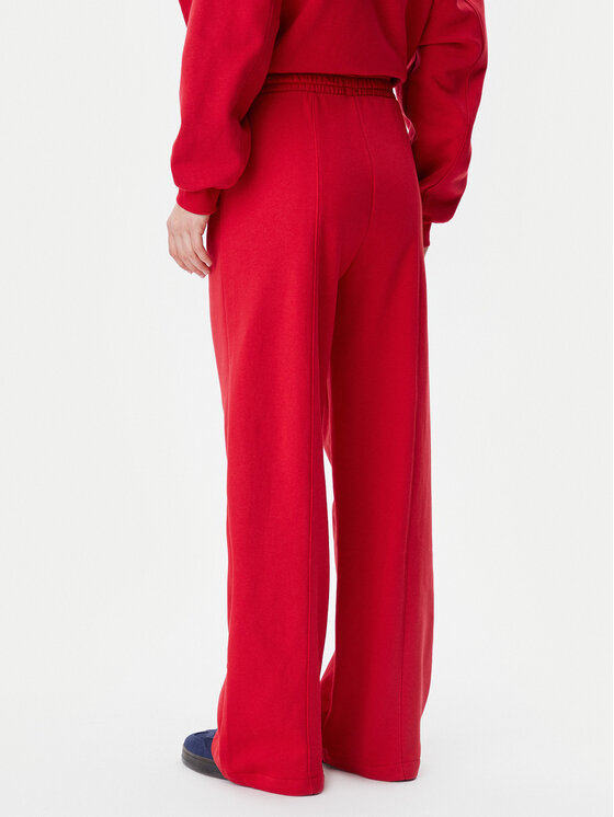 Gap Gap Spodnie dresowe 729444-14 Czerwony Wide Leg