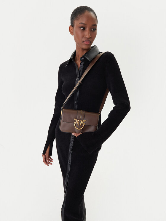 PINKO PINKO Rankinė Love One Mini Slouchy Fl Al 25-26 104340 A0QO Ruda