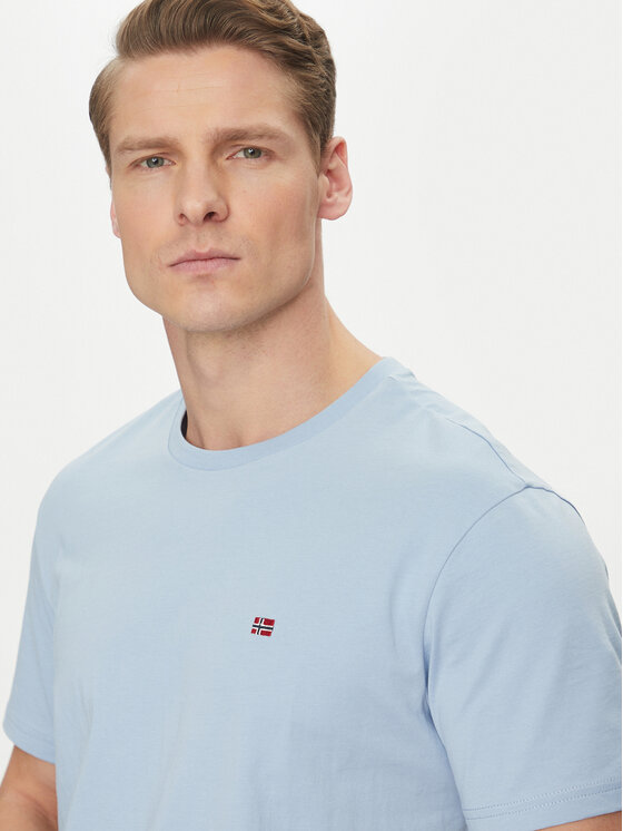 Napapijri Napapijri T-Shirt Salis NP0A4H8D Μπλε Regular Fit