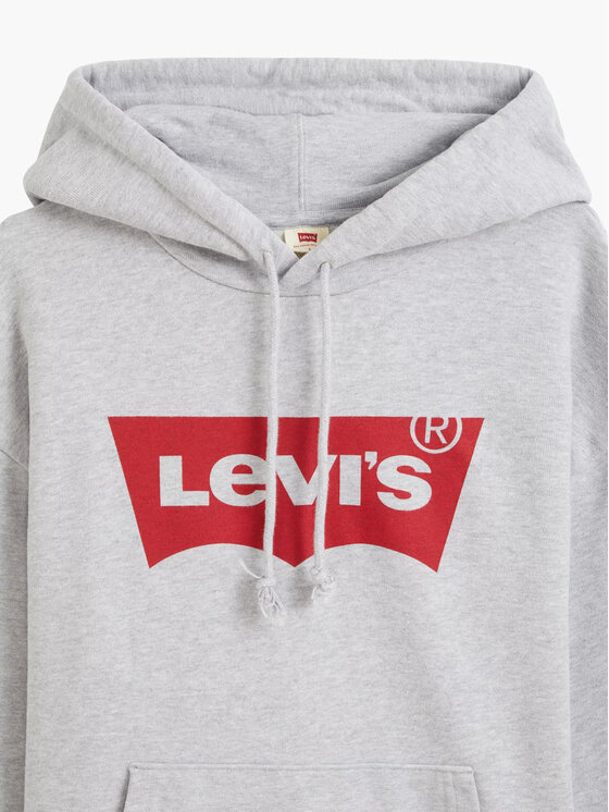 Levi's® Levi's® Bluza Levi's Graphic Standard Hoodie Szary Regular Fit