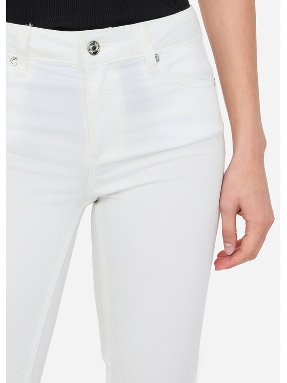Liu Jo Liu Jo Pantaloni di tessuto WXX035T714410701 Bianco Slim Fit