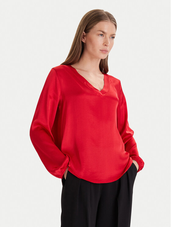 Maryley Maryley Блузка 25IB824/18MA Червоний Regular Fit