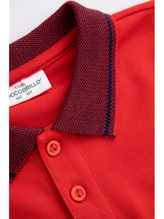 Coccodrillo Coccodrillo T-Shirt ZC5143602EJB-009 Červená Regular Fit