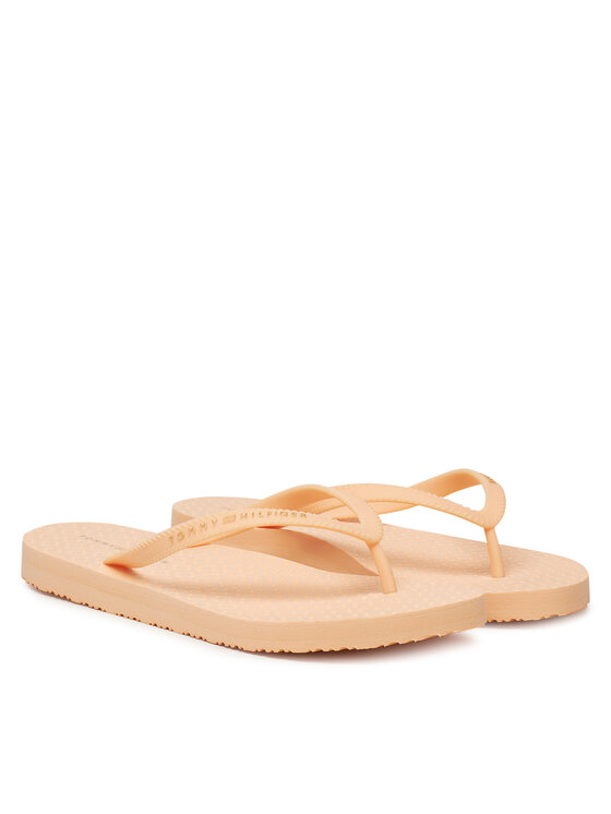 Tommy Hilfiger Tommy Hilfiger Flip flop Hilfiger Strap Beach Sandal FW0FW08736 Portocaliu
