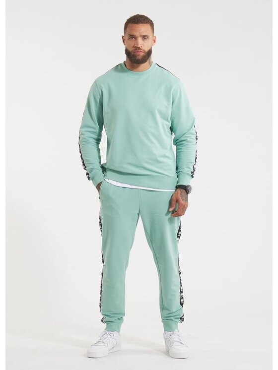 PITBULL PITBULL Spodnie dresowe Spodnie dresowe męskie TAPE NUGGET XL Zielony Regular Fit
