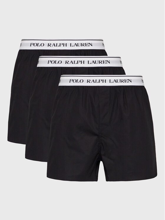 Polo Ralph Lauren Set 3 perechi de boxeri 714866472001 Negru