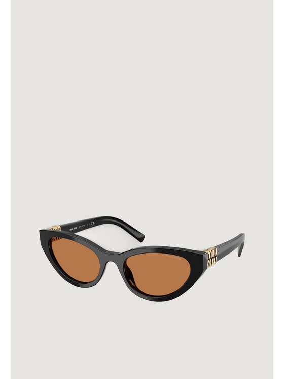 Miu Miu Miu Miu Okulary przeciwsłoneczne 0MU A04S 16K10I Czarny