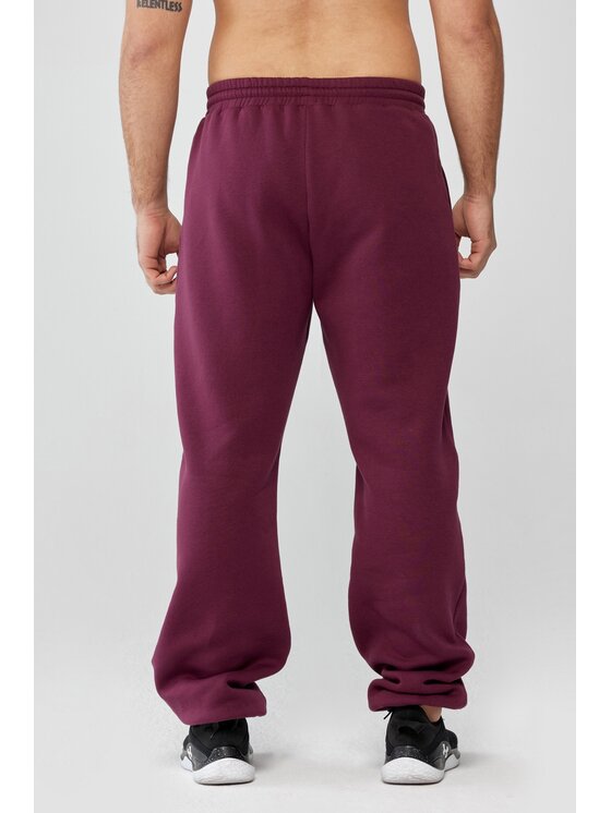 ROUGH RADICAL ROUGH RADICAL Spodnie dresowe TRACK JOGGERS Bordowy Oversize