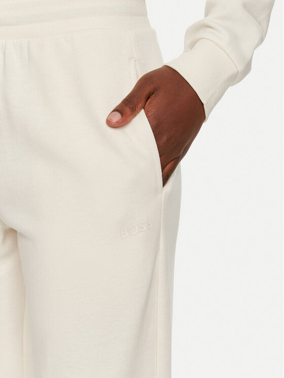 BOSS Boss Sporta bikses CP Stripe 50524759 Écru Regular Fit
