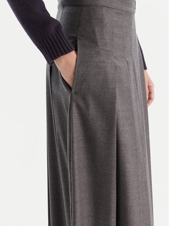 Weekend Max Mara Weekend Max Mara Fustă trapez Fastoso 2525106062 Gri Regular Fit