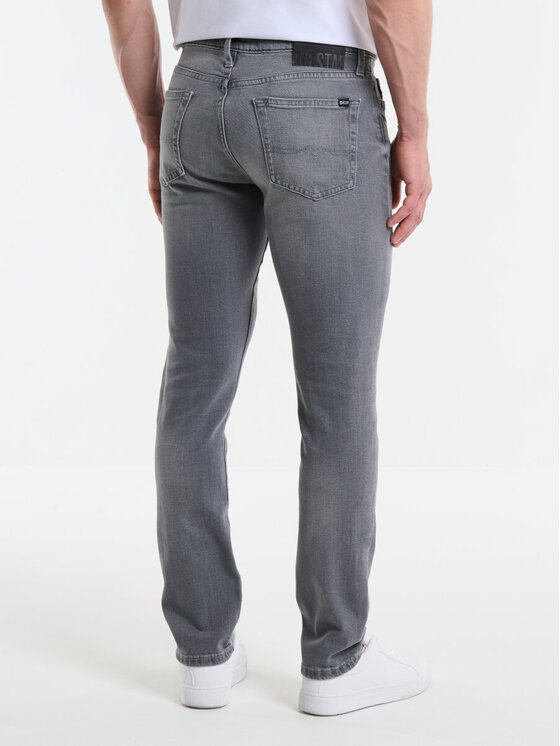 BIG STAR BIG STAR Jeansy TERRY_SLIM_896_190 Szary Slim Fit