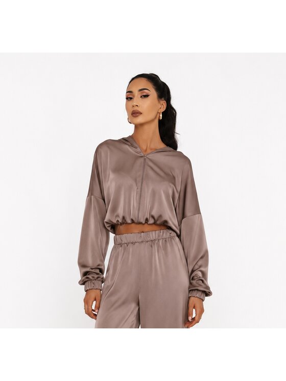 Agatha Studio Agatha Studio Komplet bluzka i spodnie A26LS-KA-K51 Beżowy Regular Fit