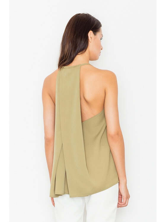 FIGL FIGL Μπλουζάκι M480 Χακί Regular Fit
