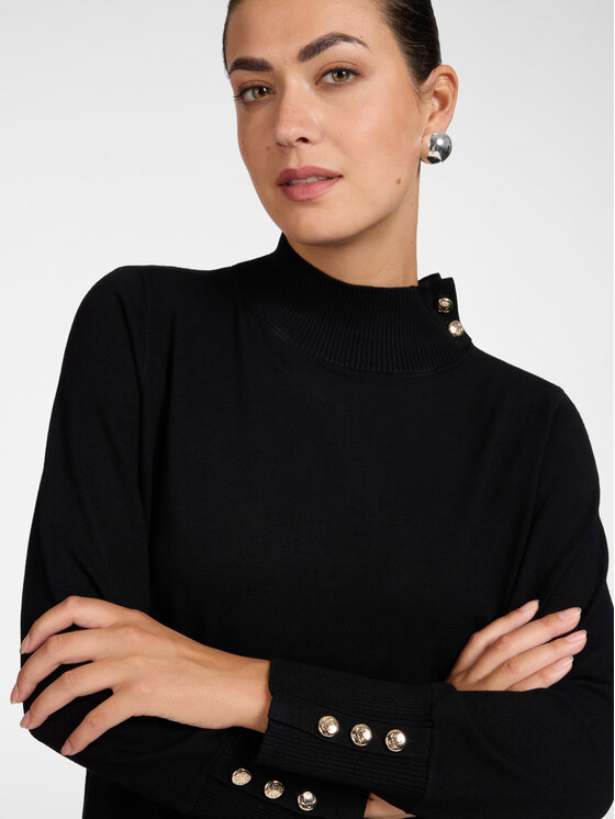Elena Mirò Elena Mirò Sweter M039Z000800N033 Czarny Regular Fit