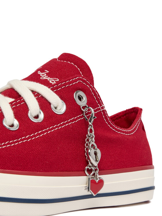 Converse Converse Trampki Chuck Taylor All Star Hearts A19057C Czerwony