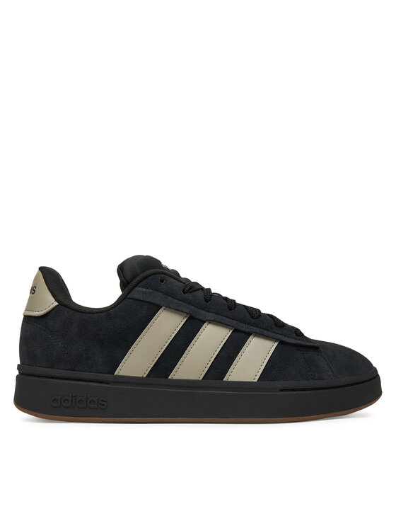 adidas Męskie Sneakersy, rozmiar 46 2/3, Czarne, Grand Court Alpha JS3807