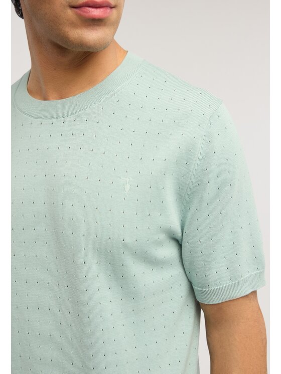 Trussardi Trussardi Cardigan M0588000063N014 Turchese Regular Fit