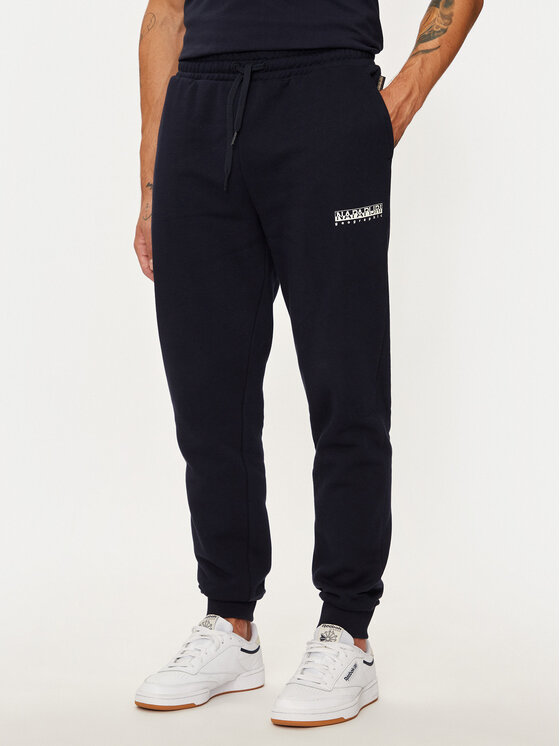 Napapijri Spodnji Del Trenirke M-box Logo NP0A4I32 Mornarsko Modra Regular Fit