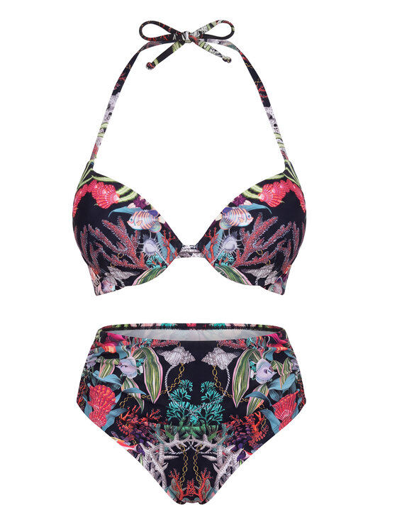 Miss Lou Miss Lou Bikini ML052 Kolorowy