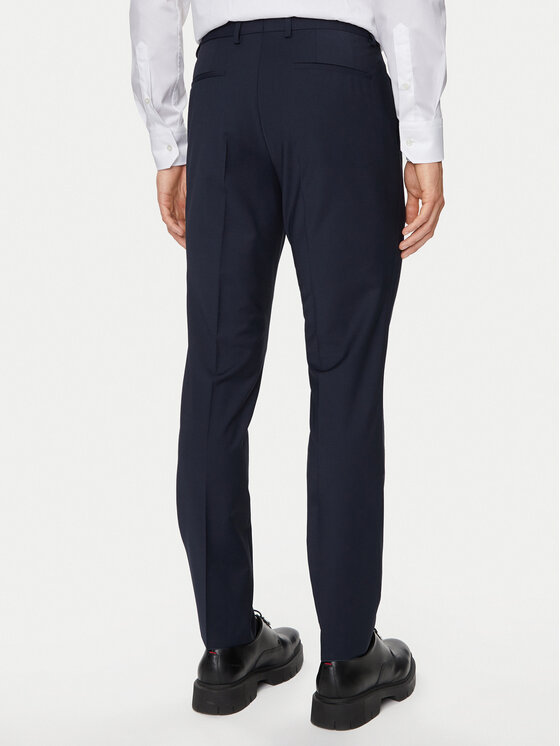 HUGO Hugo Oblek 50450994 Tmavomodrá Extra Slim Fit