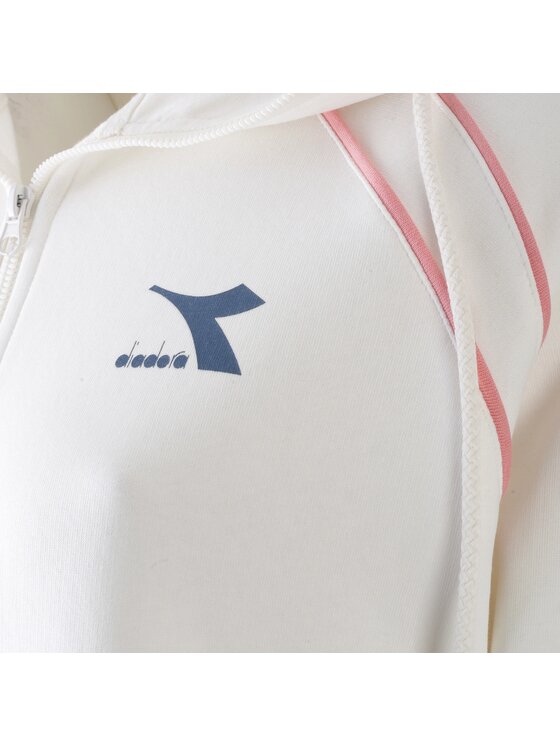 Diadora Diadora Komplet dresowy DIADORA L.TRACKSUIT HD FZ CORE Biały Regular Fit