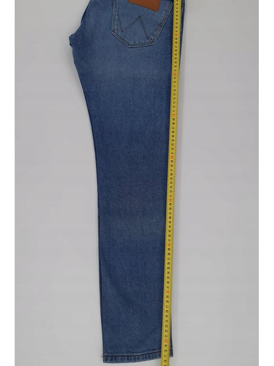 Wrangler Wrangler Jeansy BRYSON Niebieski Skinny Fit