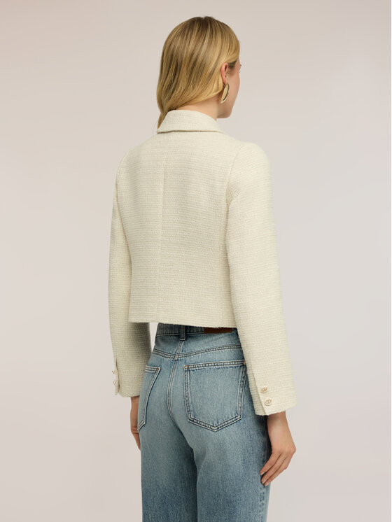 Motivi Motivi Giacca di transizione Q031Q001044N002 Bianco Regular Fit