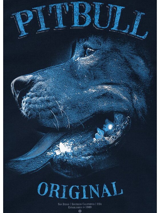 PITBULL PITBULL Bluza MIDNIGHT Granatowy Regular Fit