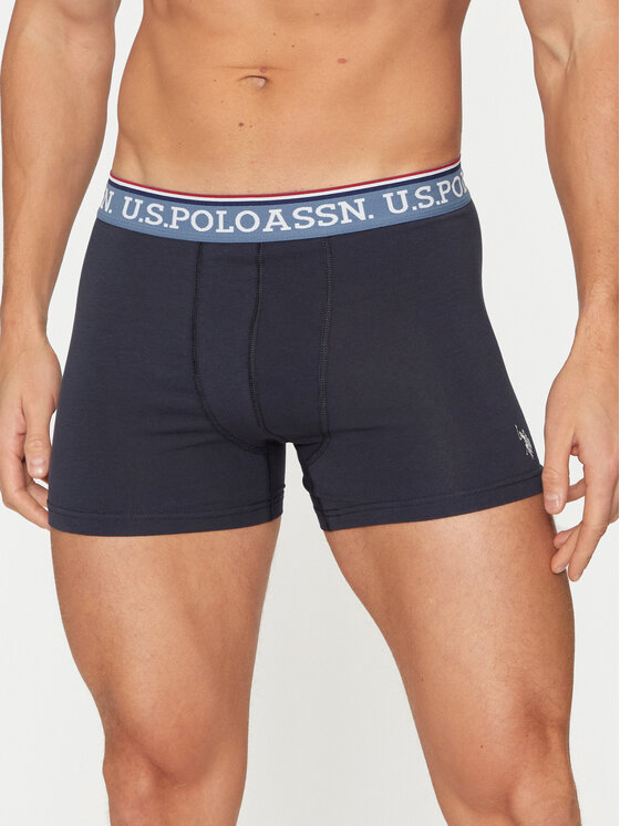 U.S. Polo Assn. U.S. Polo Assn. Set 3 parov boksaric MUP4078 Mornarsko modra