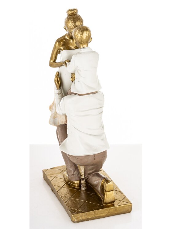 MIAhome MIAhome Figurka młodzi rodzice FAMILY Złoty