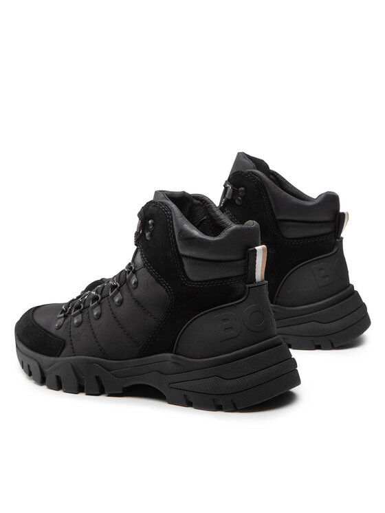 Bottes De Randonnée Mountain Gear Enfant Taille 8 - Noires, Occasion Très Bon état