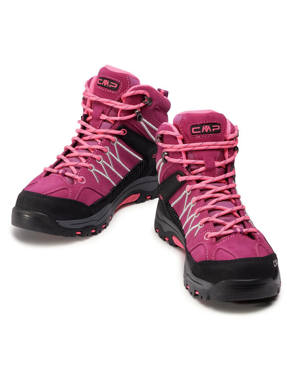 CMP CMP Παπούτσια πεζοπορίας Kids Rigel Mid Trekking Shoe Wp 3Q12944J Ροζ