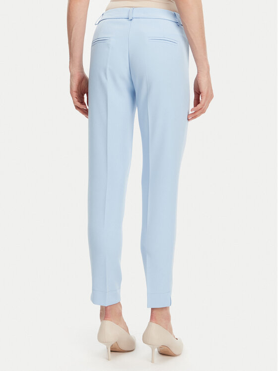 Maryley Maryley Kalhoty z materiálu 25EB52Z/M24/43MA Světle modrá Regular Fit