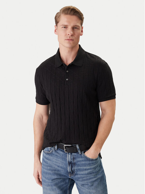 Calvin Klein Calvin Klein Polokošile LV04LE203G Černá Regular Fit