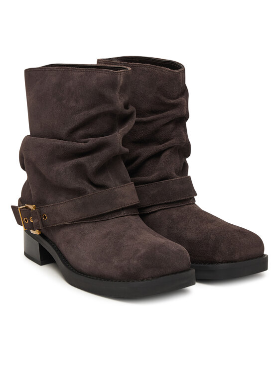 MICHAEL Michael Kors MICHAEL Michael Kors Bokacsizma Colby 40F5COFE5S Barna
