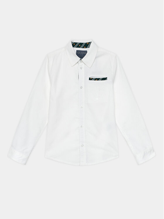 Guess Guess Сорочка L4RH04 W9CL0 Білий Regular Fit