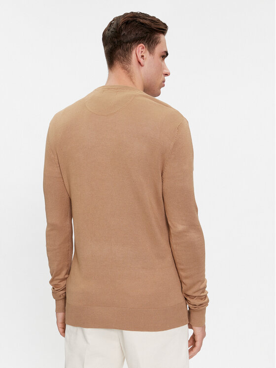 Brave Soul Brave Soul Sweter MK-36ARUNDELB Brązowy Regular Fit